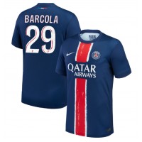 Paris Saint-Germain Bradley Barcola #29 Fotballklær Hjemmedrakt 2024-25 Kortermet